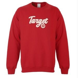 NEW | Target Chenille Patch Fleece Crewneck Unisex Medium